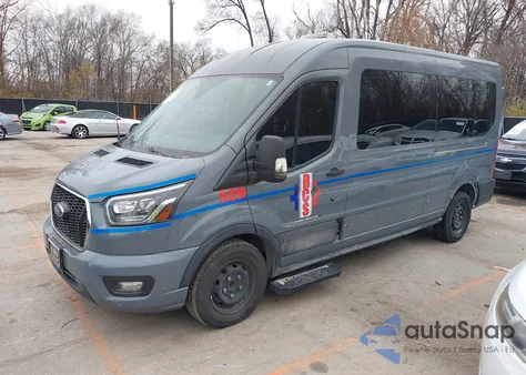 2023 Ford Transit-350 Passenger Van Xlt из США, поврежденный, VIN 1FBAX2C82PKA06866